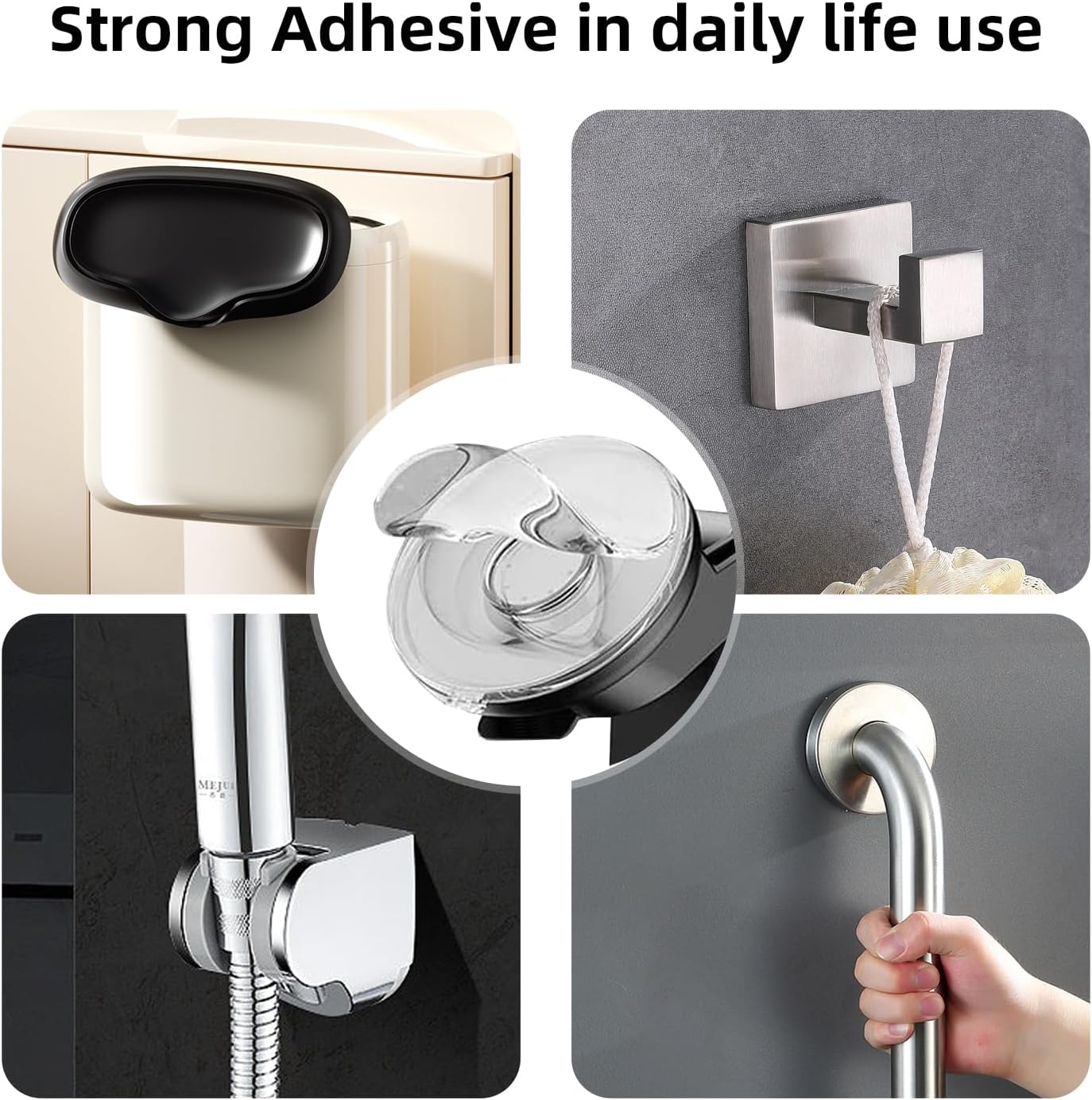 Double Sided Adhesive Pads.Sticky Dash Cam Mounting Tape.Car Mount Sticky Pad Replacement.Heavy Duty Tape Sticker for Cars Dashboard &Daily Use.Waterproof,Heat-Resistant.Squares&Round,6Packs… - Image 2