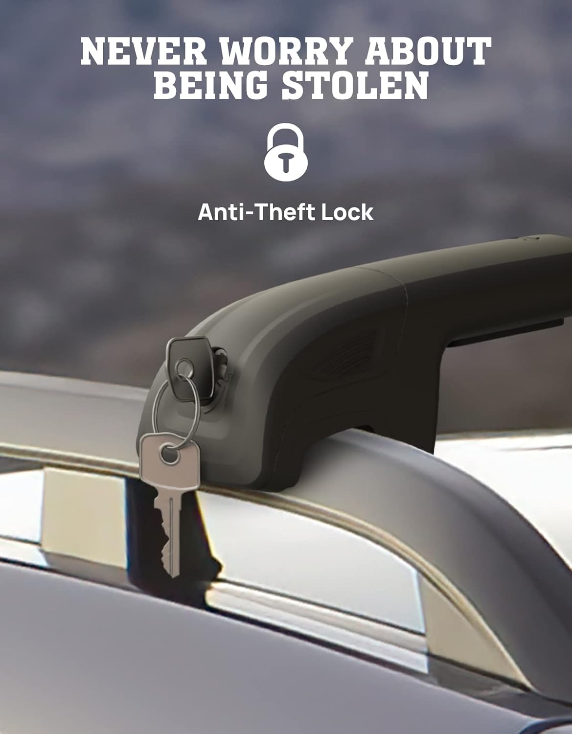 Lockable Car Roof Rack Cross Bars Compatible with Subaru Forester 2014-2025, Aluminum Cross Bar for Rooftop Cargo Carrier Luggage Kayak Canoe Bike Snowboard - Image 6